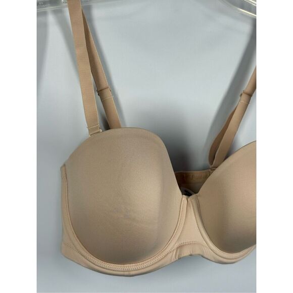 B44 - Wacoal Size 34DDD  854119 Red Carpet Strapless/add straps Underwire Bra - Picture 7 of 10